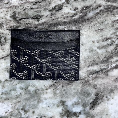 goyard wallet men black